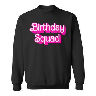 Birthday Squad Birthday Party Matching Family Group Sweatshirt - Monsterry UK