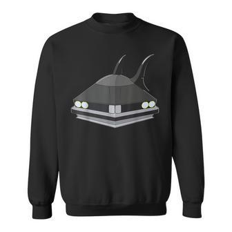 Black Bayern Sharknose Classic German Sports Car Cartoon Sweatshirt - Monsterry