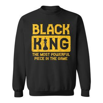 Black King Chess Black Pride History Bhm African Men Sweatshirt - Monsterry DE