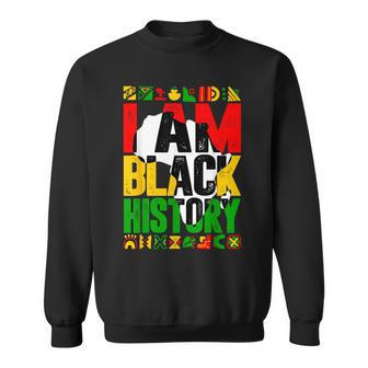 I Am Black History African American Black History Pride Sweatshirt - Seseable