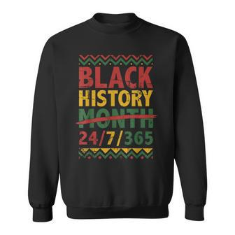 Black History Month 247365 With African Flag Sweatshirt - Seseable