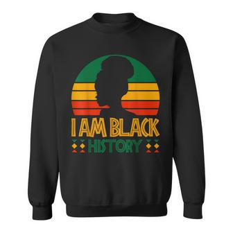 I Am Black History Month African American Junenth Womens Sweatshirt - Monsterry