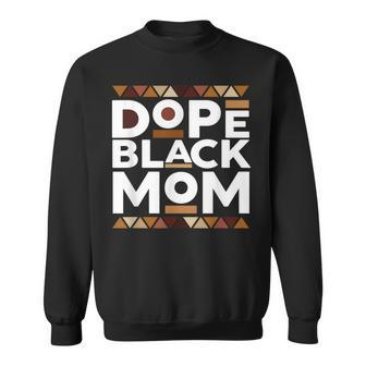 Black History Month Family Matching Melanin Dope Black Mom Sweatshirt - Seseable