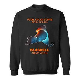 Blasdell New York Total Solar Eclipse 2024 Sweatshirt - Thegiftio UK