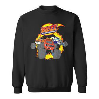 Blaze & The Monster Machines Ring Of Fire Group Sweatshirt - Monsterry AU