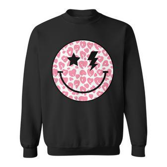 Blitz Blitz Leopard Print Pink Sweatshirt - Seseable