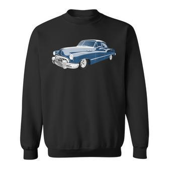 Blue 1950S Vintage Car Classic Sweatshirt - Monsterry UK