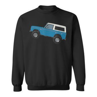Blue 1969 Classic Bronco Sweatshirt - Monsterry