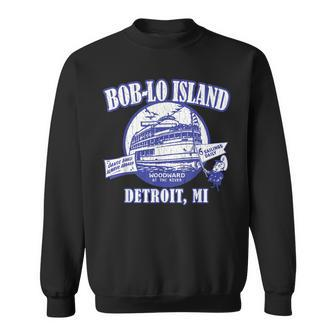 Boblo Island Vintage Look Detroit Michigan Sweatshirt - Monsterry