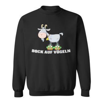 With Bock Aufogelgeln Zweideutigogel Ziegenbock Word Game Sweatshirt - Geschenkecke