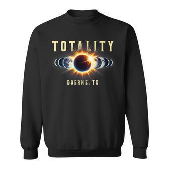 Boerne Tx 2024 Total Solar Eclipse Apr 8 Sun Totality Sweatshirt - Thegiftio