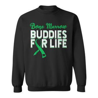 Bone Marrow Transplant Donator Life Organ Donor Green Ribbon Sweatshirt - Monsterry DE
