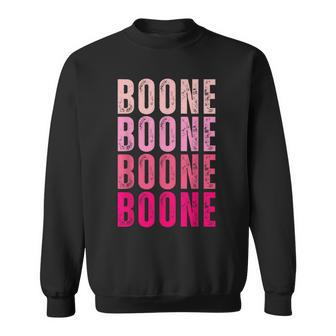 Boone Personalized Name I Love Boone Vintage Sweatshirt - Seseable