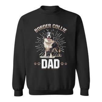 Border Collie Hund – Border Collie Dad Sweatshirt - Seseable