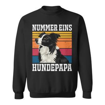 Border Collie Nummer Eins Border Collie Papaintage Sweatshirt - Geschenkecke