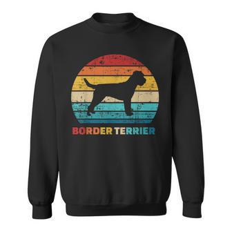 Border Terrier Vintage Retro Sweatshirt - Monsterry DE