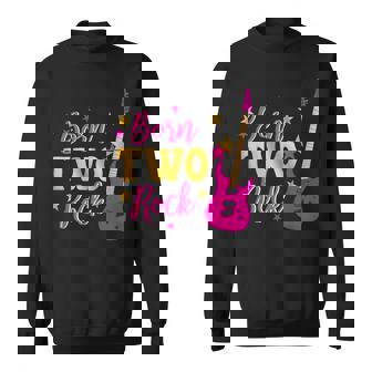Born Two Rock Electric Guitar Sweatshirt - Thegiftio
