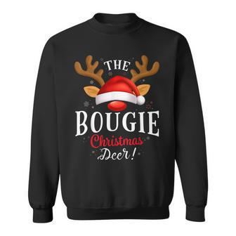 Bougie Christmas Deer Pjs Xmas Family Matching Sweatshirt - Thegiftio UK