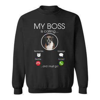Boxer My Boss Sweatshirt | Mazezy