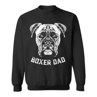 Boxer Dog Dad Dad For Boxer Dog Sweatshirt - Seseable