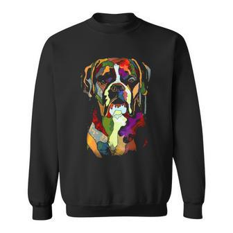 Boxer For A Boxer Mom Sweatshirt | Mazezy