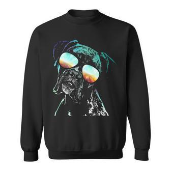 Boxer Neon Dog Sweatshirt | Mazezy