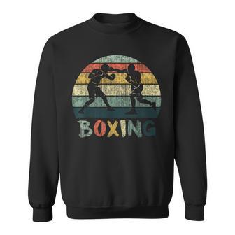 Boxing Vintage Box Sport Retro Boxinggloves Cerberus Sweatshirt - Monsterry UK