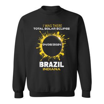Brazil Indiana Total Solar Eclipse 2024 Sweatshirt - Thegiftio