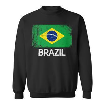 Brazilian Flag Vintage Made In Brazil Sweatshirt - Monsterry AU
