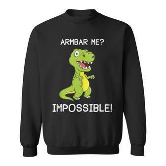 Brazilian Jiu-Jitsu Bjj Armbar T-Rex Dinosaur Sweatshirt - Monsterry UK