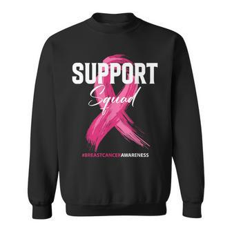 Breast Cancer Support Squad Breast Cancer Awareness Sweatshirt - Monsterry
