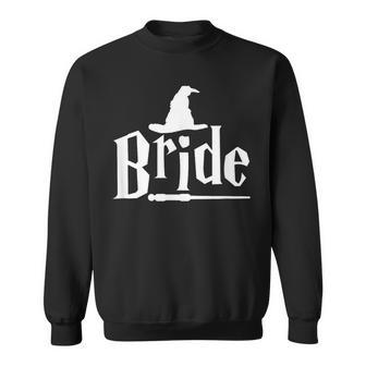 Bride Wizard Hat Sweatshirt - Seseable