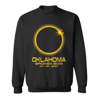 Broken Bow Oklahoma Ok Total Solar Eclipse 2024 Sweatshirt - Monsterry DE