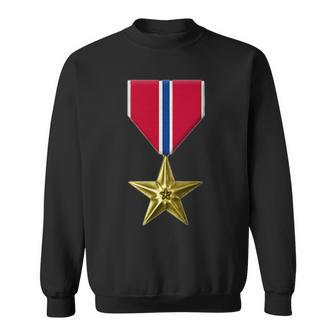 Bronze Star Us Military Bronze Star Medal Veteran Sweatshirt - Monsterry