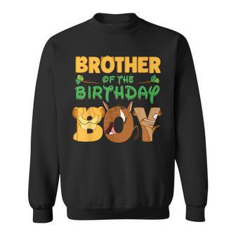 Brother Of The Birthday Boy Lion Family Matching Sweatshirt - Monsterry AU