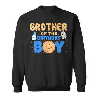 Brother Of The Birthday Boy Milk And Cookies 1St Birthday Sweatshirt - Monsterry DE