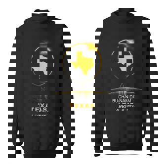 Buchanan Dam Texas Total Solar Eclipse 2024 Sweatshirt - Monsterry