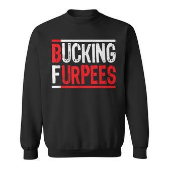 Bucking Furpees Burpees Workout Enthusiast Christmas Sweatshirt - Monsterry