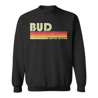 Bud Name Personalized Retro Vintage Birthday Sweatshirt - Monsterry AU