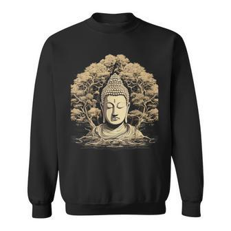 Buddha Yoga Meditation Spiritual In Nature Sweatshirt | Mazezy