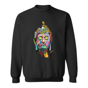 Buddha Graphic Zen Yoga Clothing Sweatshirt - Monsterry AU