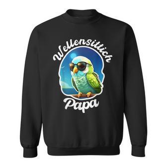 Budgie Papa Parakeet Bird Owner Welli Sweatshirt - Geschenkecke