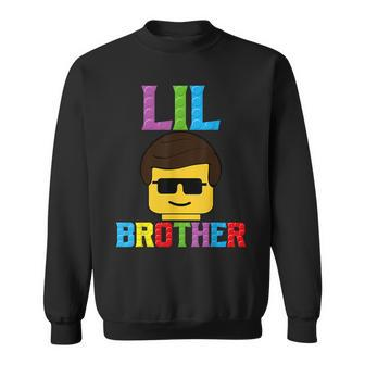 Building Blocks Lil Brother Master Builder Matching Family Sweatshirt - Seseable