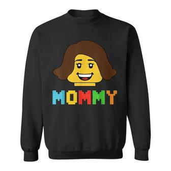 Building Bricks Blocks Mommy Master Builder Family Matching Sweatshirt - Thegiftio UK