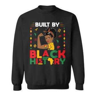 Built By Black History Black History Month African Womens Sweatshirt | Mazezy