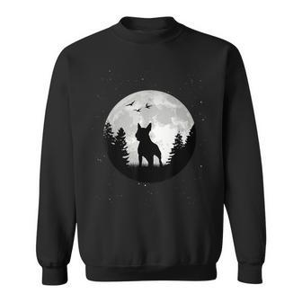 Bull Terrier Moon Bull Terrier Dog Holder Sweatshirt - Seseable