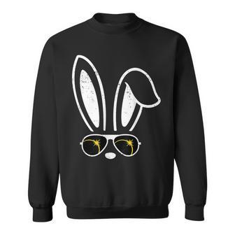 Bunny Ears Sunglasses Easter Total Solar Eclipse 2024 Sweatshirt - Monsterry CA