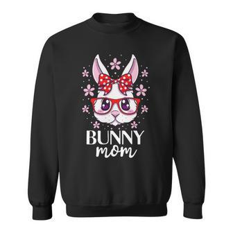 Bunny Mom Mama Cute Rabbit Lover Bunnies Owner Sweatshirt | Mazezy