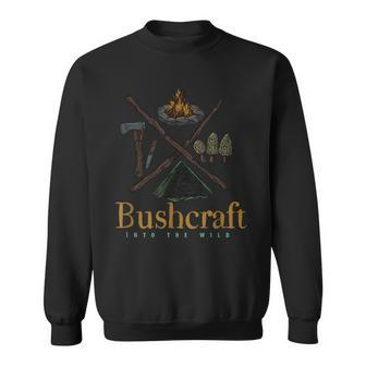 Bushcraft Camping Wilderness Survival For Outdoor Lovers Sweatshirt - Thegiftio UK
