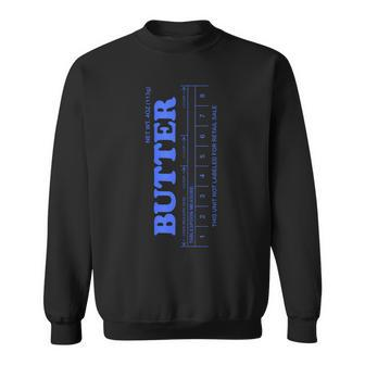 Butter Stick Blue Sweatshirt | Mazezy